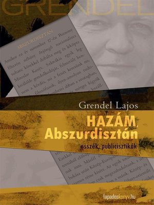 cover image of Hazám Abszurdisztán
